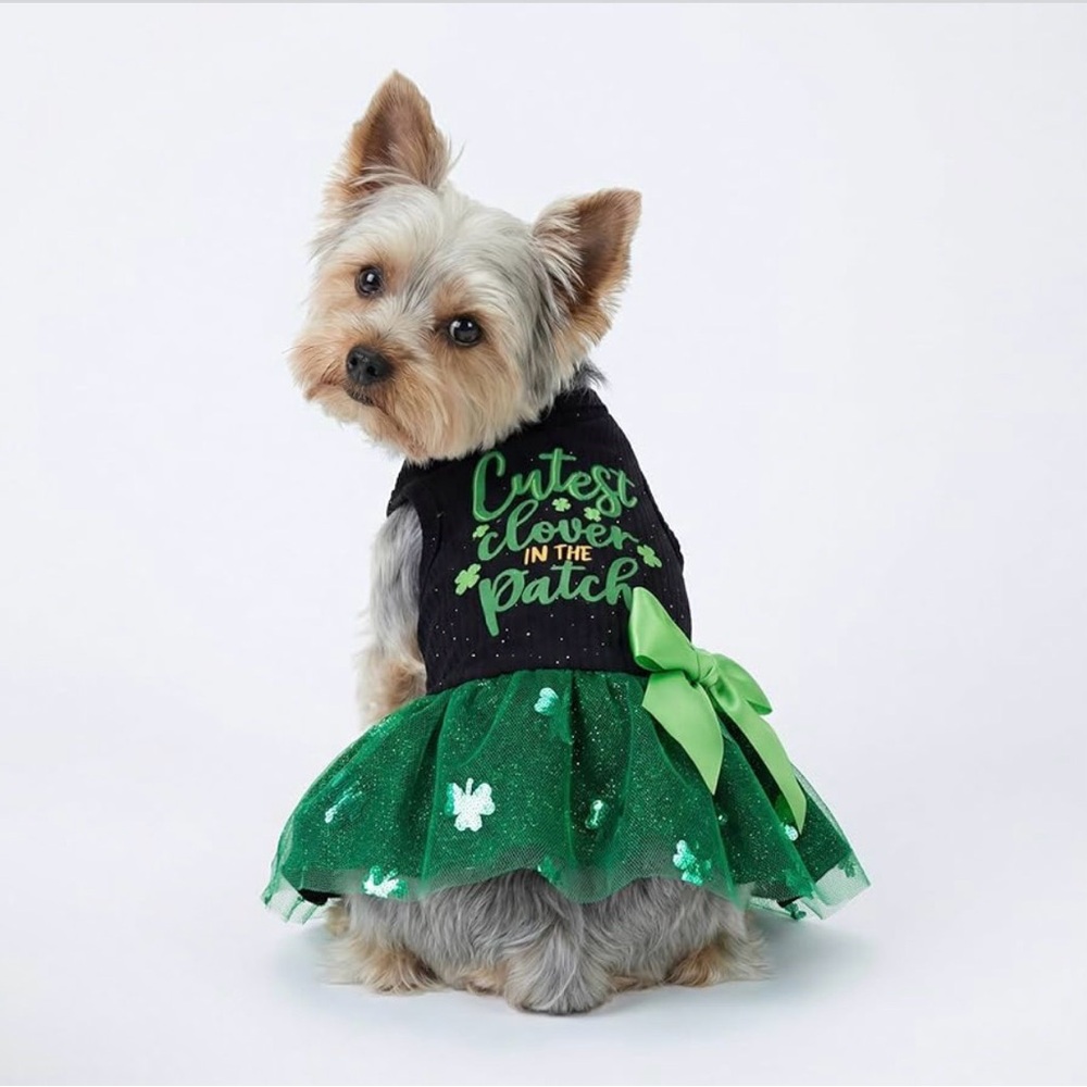 St. Patrick’s Day Dog Dress